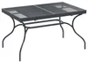 vidaXL Ausziehbarer Mesh Esstisch Anthrazit 212 x 90 x 76 Produktbild-Vorschau 4