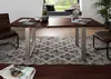 MASSIVMOEBEL24 Baumtisch Akazie 220x100x76 braun Beine Produktbild-Vorschau 2
