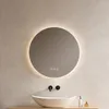 Espejo de baño LED EMKE, redondo, de 50 cm, con espejo de Vista previa de la imagen del producto 1