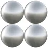 vidaXL Gebürsteter Ball 4 stk. Ø 10 cm Silber Edelstahl 201 Produktbild-Vorschau 1