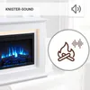 Elektrický krb BALDERIA Baldur – stojací krb – bílý Náhled obrázku produktu 8