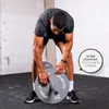 Hantelscheibe Olympia Bumper Plate, 50 mm, 5 kg, grau Produktbild-Vorschau 3