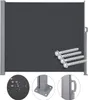 KIK KX3219 Zatahovací boční markýza 180 x 400 cm šedá Náhled obrázku produktu 2