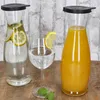 12x MIA MISURA Wein-Karaffe mit Deckel schwarz 1L geeicht Produktbild-Vorschau 4