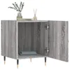 The Living Store Nachttisch Grau Sonoma 40x40x50 cm Produktbild-Vorschau 8