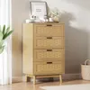 UnboxG Comò con 4 cassetti, comò in legno massello color Anteprima dell’immagine prodotto 4