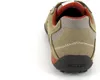 The back view of a single beige Geox sneaker against a white background. Produktbild-Vorschau