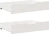 vidaXL Lit en pin massif sans matelas blanc 90x190 cm Voir les images du produit 6