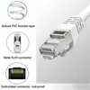 Elfcam Cat 7 Patchkabel 8 m Weiß, RJ45 Netzwerkkabel Rund Produktbild-Vorschau 4