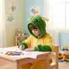Onesie Kigurumi Pyjamas Baby Yoda Verkleidung Kostüm Kinder Produktbild-Vorschau 2