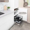 bremermann Kosz wysuwany do szafki, 2 sztuki, 50 cm, z Podgląd zdjęcia produktu 2