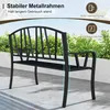 Garten- und Parkbank - 2-Sitzer Metallbank - Wetterfest - Produktbild-Vorschau 2