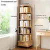 Bücherregal 360° drehbar mit Schublade und Universalrollen, Produktbild-Vorschau 13
