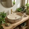 Aufsatzwaschbecken Rea Nadia 60 Beige, Steinimitation Produktbild-Vorschau 2