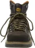 A close-up front view of a brown leather boot. Anteprima dell’immagine prodotto