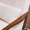 Poltrona scandinava in legno di hevea, Bianco Anteprima dell’immagine prodotto 8