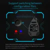 A diagram illustrating the features of a gaming mouse, with text explaining its functionality. Produktbild-Vorschau
