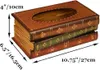 Tebery Tücherbox aus Holz, Breite 16.5cm, Taschentuchbox Produktbild-Vorschau 2