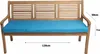 Bankkissen 120×50×7 cm blau – Sitzkissen für Gartenbank mit Produktbild-Vorschau 2