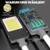 Professionelle Solar Straßenleuchte 1000W Equivalent, IP67, Produktbild-Vorschau 5
