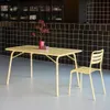 sweeek - Klappbarer Gartentisch aus Stahl für 6 Personen - Produktbild-Vorschau 5