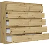 Komoda 140 cm 10 zásuvek skříňka FRAMIRE R-140-S10 artisan Náhled obrázku produktu 6