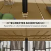 Outsunny Gartentisch 150x90cm, Balkontisch aus Stahl, Produktbild-Vorschau 5