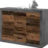 Kommode >Ingmar< in Betonoxid - 117x90x37cm (BxHxT) Voir les images du produit 1