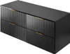 Rodan | Waschbeckunterschrank 120cm | Schwarz Matt | B/H/T Produktbild-Vorschau 6