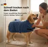 Betz Hundehandtuch Mantel aus Baumwolle mit Klettverschluss Produktbild-Vorschau 3