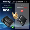 LAN Splitter 1 auf 4 Gigabit Ethernet Switch 4-Port Produktbild-Vorschau 4
