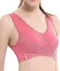 ASKSA Damen Nahtlose Spitzen BHs Yoga Fitness Sport Lace Produktbild-Vorschau 2