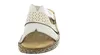 Rieker Ciabatta da donna Bianco/Oro Anteprima dell’immagine prodotto 4