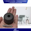 Runde Möbelbeine 4 Stück Schwarz Möbelbeine Ø 50 x H 30 mm Produktbild-Vorschau 3
