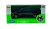 A black Welly 2019 Dodge Ram 1500 toy truck in its retail packaging. Anteprima dell’immagine prodotto