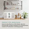 Auna Radio, DAB Radio mit CD Player zur Wandmontage, DAB Produktbild-Vorschau 3