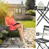 tectake® Bistrotisch Set Frieda, klappbar für 2 Personen Produktbild-Vorschau 8