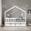 ML-Design Kinderbett Hausbett 70x140 cm Weiß mit 2 Produktbild-Vorschau 8