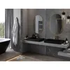 Mexen Loft lustro łazienkowe owalne 90 x 55 cm, rama złota Podgląd zdjęcia produktu 3