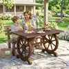 Outsunny Gartentisch Balkontisch Holztisch Terrasse Produktbild-Vorschau 7
