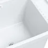 "2026 Promotion" Ausgussbecken Wandmontage Weiß 50x35x24 cm Produktbild-Vorschau 9