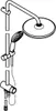 A line drawing illustration of a shower system. Podgląd zdjęcia produktu