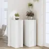 vidaXL Support pour plantes 2 pcs. Blanc 33x33x100 cm Bois Voir les images du produit 3