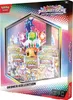 A product box for a Pokemon trading card game collection, featuring colorful artwork and product packaging. Produktbild-Vorschau