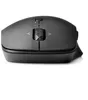 A black wireless mouse is shown from a top-down perspective against a white background. Produktbild-Vorschau
