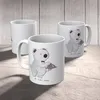 Mr. & Mrs. Panda Tasse Kellner Herz - Weiß - Geschenk, Produktbild-Vorschau 5