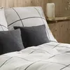 Fleuresse Lech Edelflanell Bettwäsche 240x220 Karo weiß Produktbild-Vorschau 4