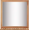 vidaXL Koupelnové zrcadlo 60×12×62 cm Ořechový masiv Náhled obrázku produktu 1
