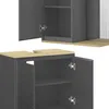 Koupelnový nábytek Vicco Livia Antracit/dub 3 kusy, s midi Náhled obrázku produktu 5