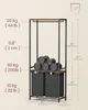 A product image showing a laundry basket with dimensions and weight capacities indicated by text overlays. Produktbild-Vorschau